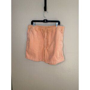 Katin Mens XL Peach Waffle Knit Casual Drawstring Shorts 100% Cotton Mens